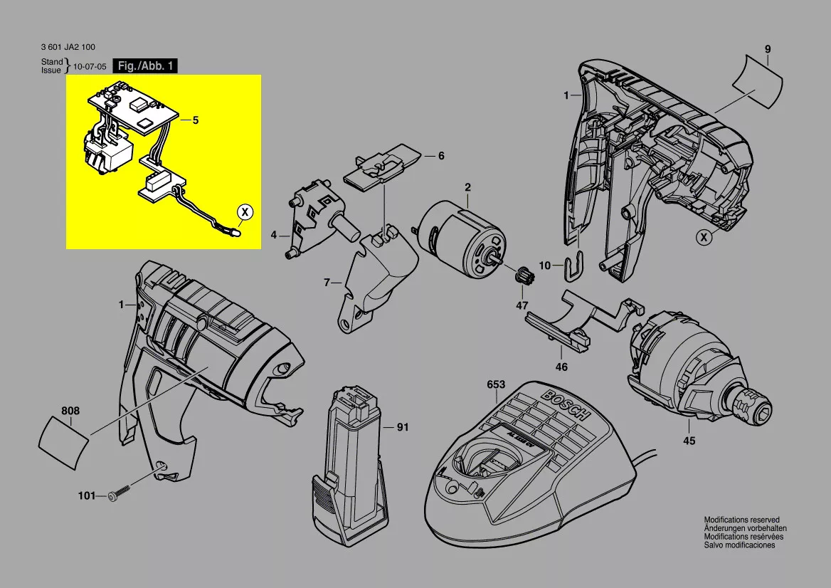 module électronique réf. 1 607 233 410 Bosch